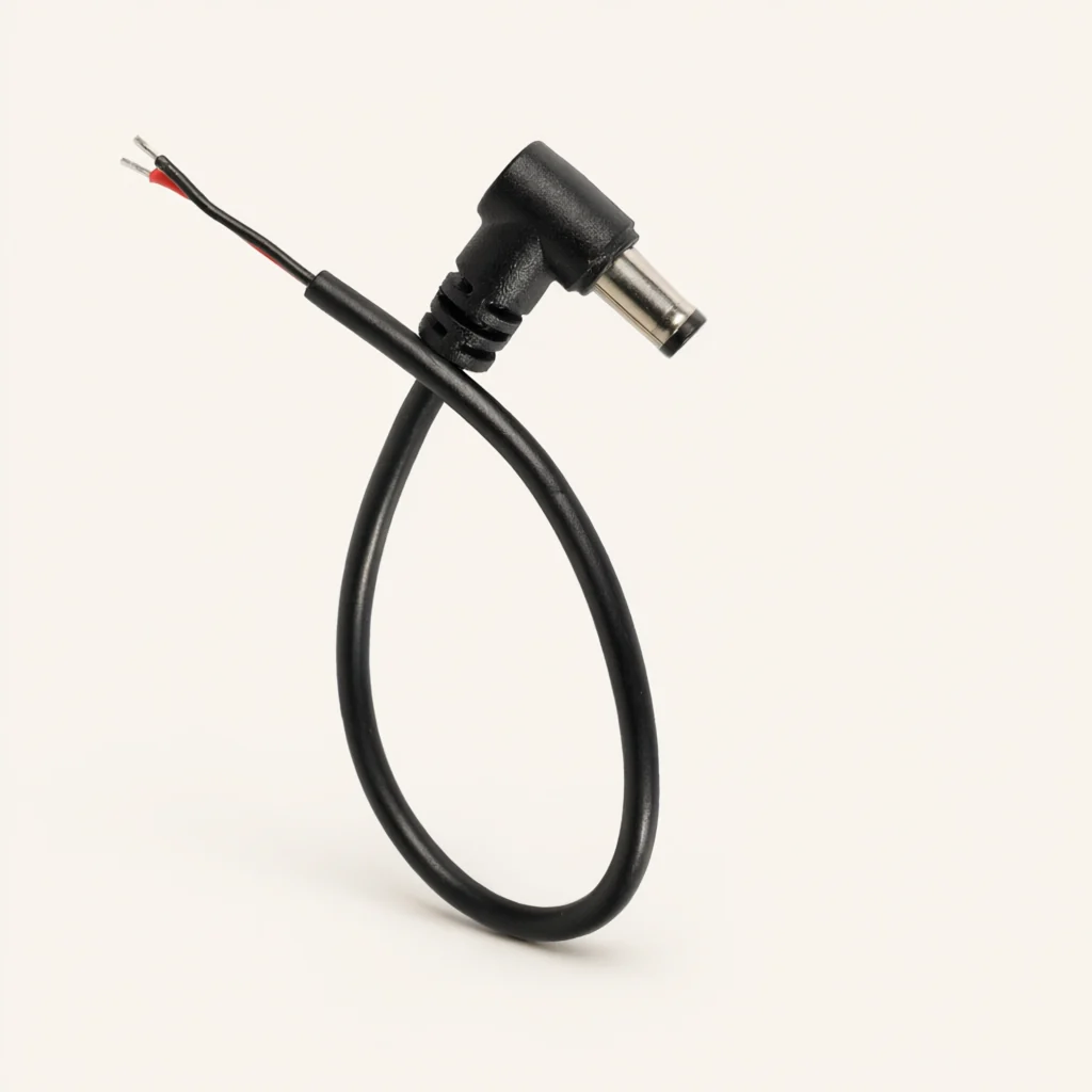 Right-Angle DC Power Pigtail